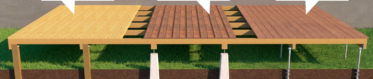 50 kvadratmeter terrasse på 3 budgetter